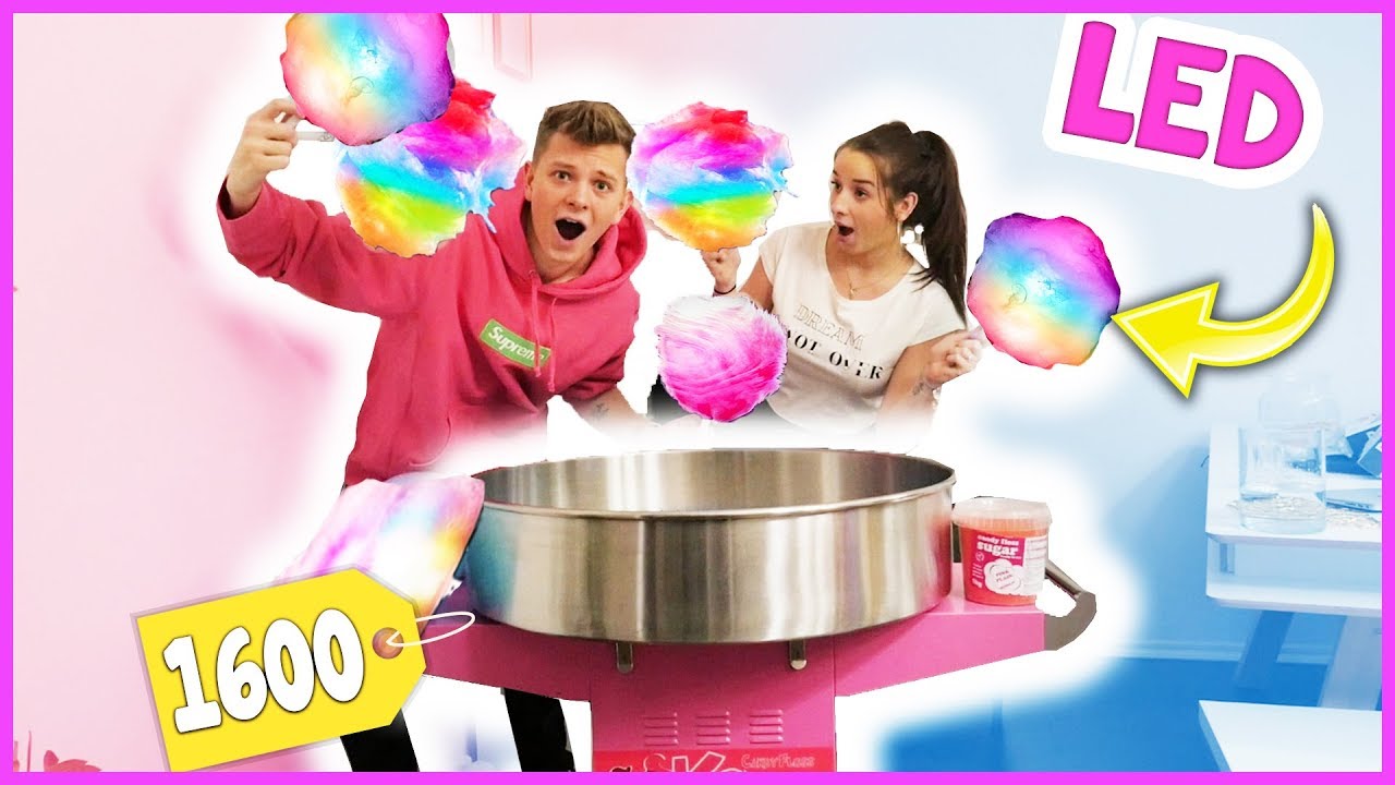 Watch GIGANTYCZNA MASZYNA DO WATY CUKROWEJ 😱 *świecąca wata LED* now GIGANTYCZNA MASZYNA DO WATY CUKROWEJ 😱 *świecąca wata LED*