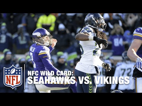 Vikings Announcer Goes Wild After Walsh's Missed Kick! | 2015 NFC Wild Card Highlights