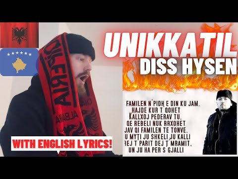 BEST DISS EVER?! 🇦🇱🇽🇰 Unikkatil - Diss Hysen [HYPE UK 🇬🇧 REACTION!]