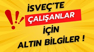 İsveç’te Çalışanlar ve Çalışacaklar Kaçırmasın! A-Kassa Hakkında Bilmen Gereken 