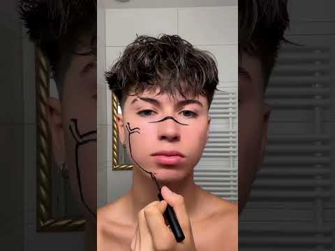 easy Halloween look _ sukuna👹 #youtubeshorts #viralshort #viral #kris8an