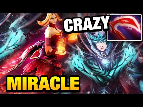 Miracle- Lina vs CRAZY PA by Badman Dota 2