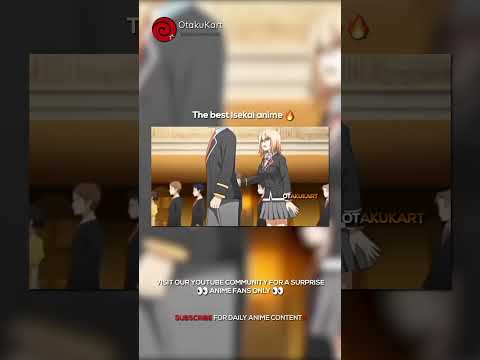 The best Isekai anime 🔥 #anime #animememes #animeedits #shorts
