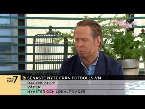 Fotbolls-VM: Rysslands målvakt bländad med laserpenna - Nyhetsmorgon (TV4)