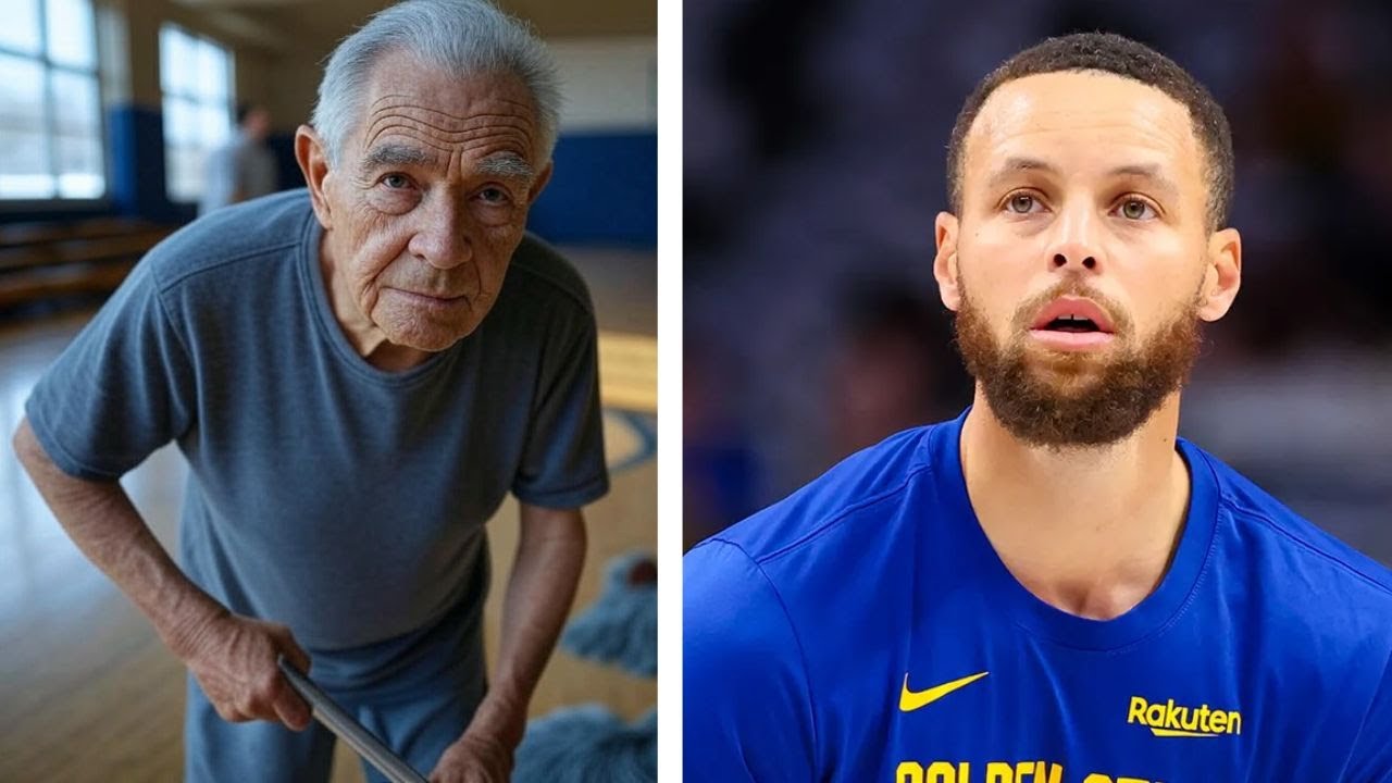 Stephen Curry Discovers His Old School Janitor Still Working At 79 YEARS OLD And Surprises Everyone