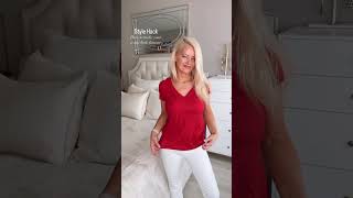 THE PERFECT T-SHIRT HACK | FASHION HACKS | STYLE IDEAS #shorts #shortsvideo