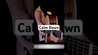 Calm Down - Rema | Guitar tutorial #guitar #guitarra #lesson #easy #guitarforbeginners