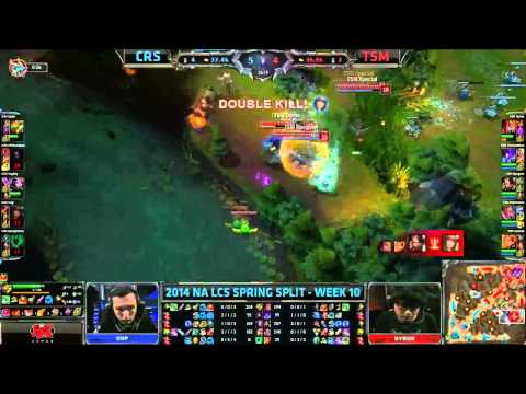 TSM Bjergsen Nidalee quadra chase in LCS