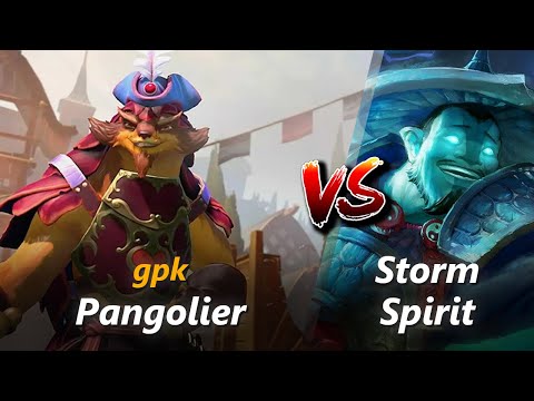 gpk mid Pangolier vs Storm Spirit | First 10 minutes