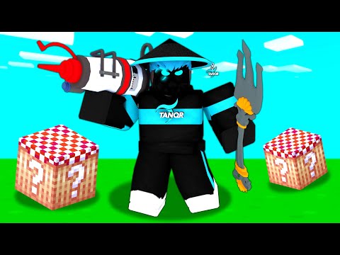 So they added FOOD LUCKY BLOCKS in Roblox Bedwars..