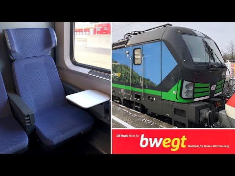 IRE 200 Ulm - Wendlingen: Mitfahrt im ex IC-Wagen mit Vectron über die ICE Neubaustrecke