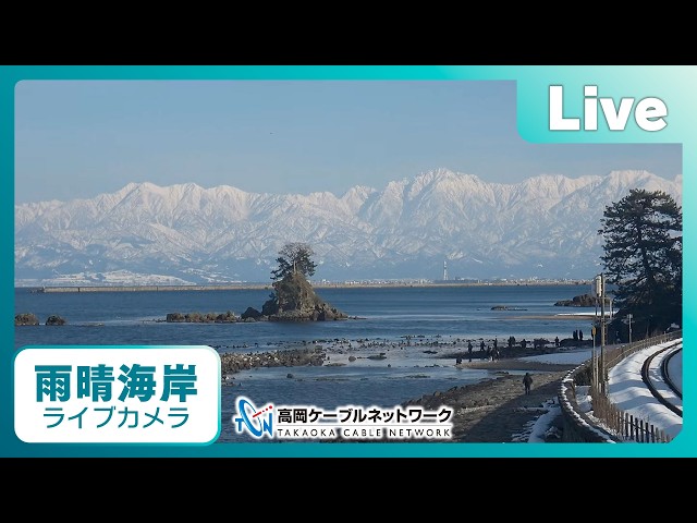 雨晴海岸から立山連峰