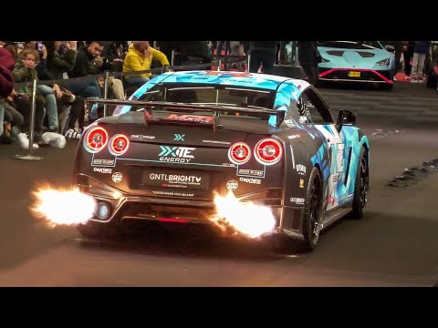 Supercars Revving at Car Show - CRAZY 1047HP Civic, Capristo GT-R, 458 GT2, LaFerrari, Novitec 812