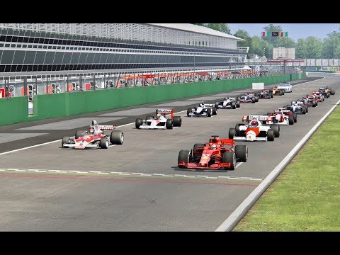 Ferrari F1 2018 vs All McLaren F1 Cars - Monza