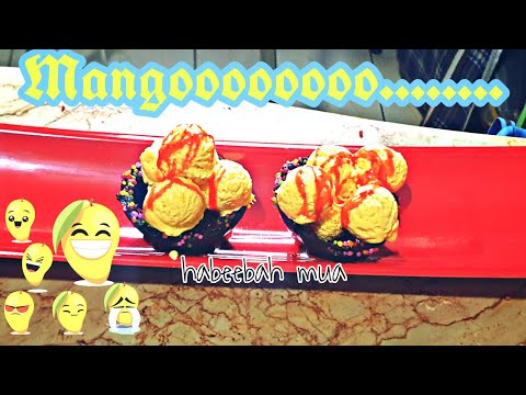 Mango Ice cream recipe || Served with chocolate bowls || only three ingredients || summers special