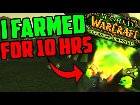 I Farmed Primal Fire For 10 Hours - Loot From 10 Hours of Farming Gold in TBC Classic!