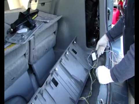 Installing the Hidden Hitch On the 2005 Sienna Part 2