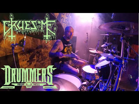 GRUESOME-Frailty.-Gus Rios  Live in  Poland 2024 (Drum Cam)