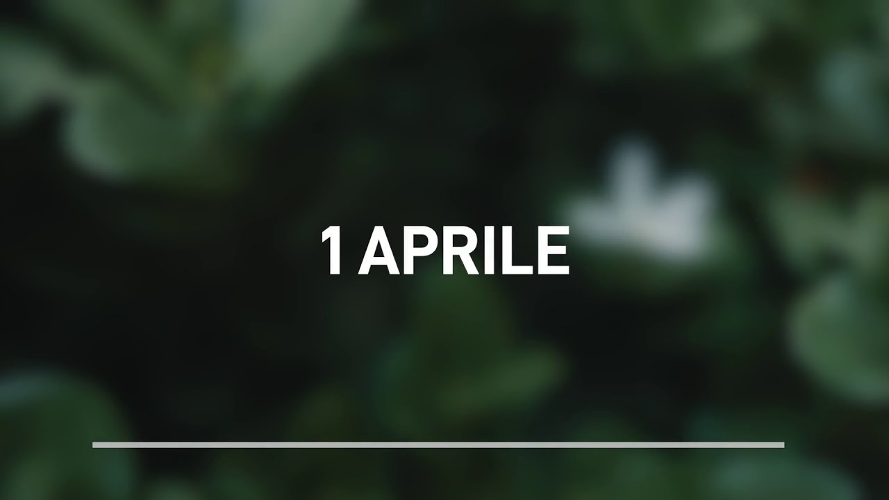 Meditazione Calendario “Parole di Vita” del 01 Aprile 2023
