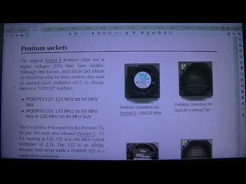 MongoTV_8847 - LOOKING AT GAMER PC HARDWARE - Part 700 - Pentium OverDrive - Intel