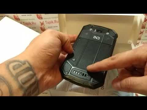 Распаковка  BQ S 5033 Shark Black (Защищенный телефон)