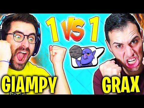 GIAMPYTEK vs GRAX! 1 vs 1 su CLASH ROYALE TOUCHDOWN!