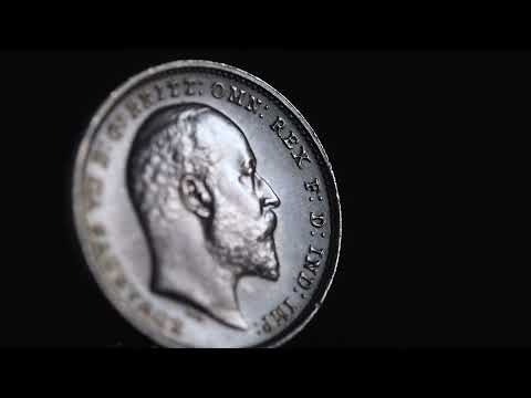 Coin, Great Britain, Edward VII, 3 Pence, 1903, MS(63), Silver, KM:797.1