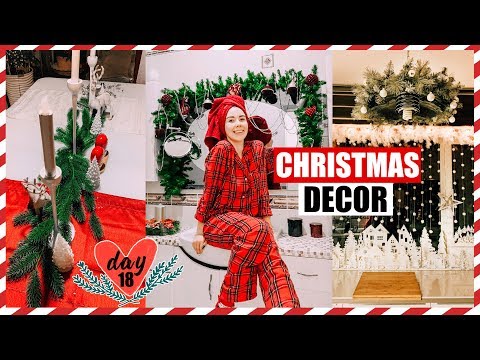 УКРАШАЕМ ДОМ К НОВОМУ ГОДУ // НОВОГОДНИЙ ДЕКОР КУХНИ И ВАННЫ 🎄❤️ВЛОГМАС #18