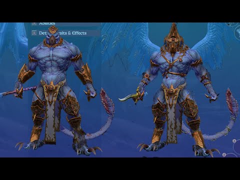 Tzeentch Armor Sets/Customization For Daemon Prince - Total War Warhammer 3