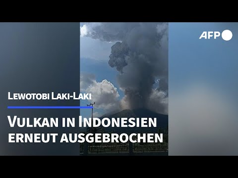 Indonesien: Vulkan Lewotobi Laki-Laki erneut ausgebrochen | AFP