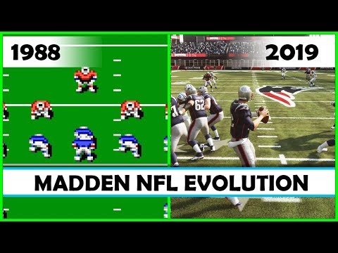 MADDEN NFL evolution [1988 - 2019]