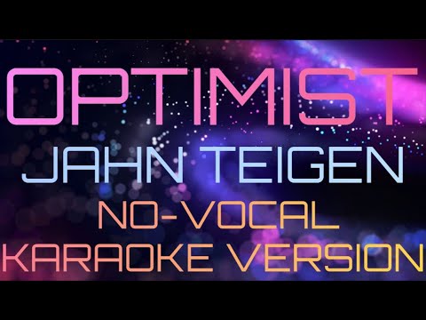 Optimist 🎤 Karaoke Instrumental Version 🎤 - Jahn Teigen