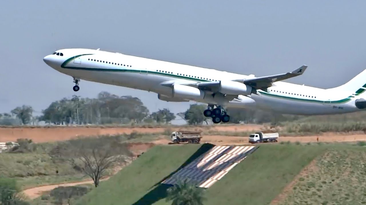 A340 Takes Off Too Late