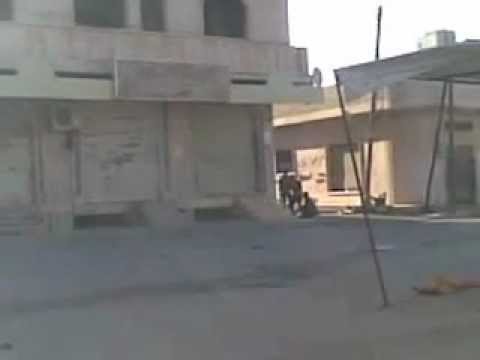 استهداف عربة بي ام بي بقذيفة آر بي جي على جبهة كفر زيتا من قبل كتيبة أبو العلمين في حماة