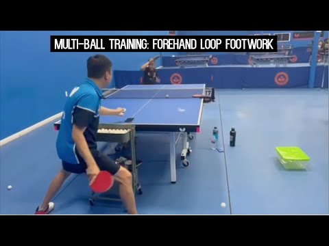 Butterfly Training Tips with Steve Moreno - Forehand Loop Footwork