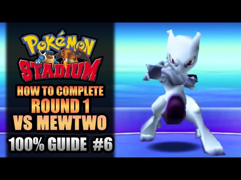 THE ULTIMATE POKEMON! | How To 100% Pokemon Stadium - Rental Guide: VS Mewtwo (Round 1)