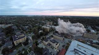GoPro Drone | Implosion!!! (Extended) Aerial View of Hospital Demolition..Buffalo, New York