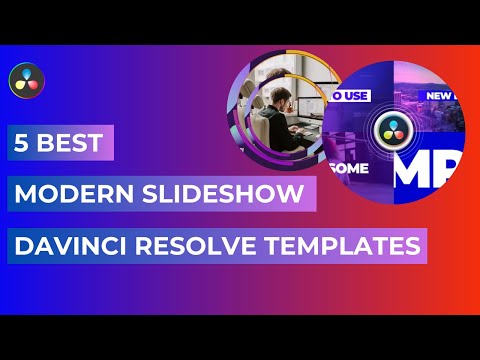 5 Best Modern Slideshow DaVinci Resolve Templates