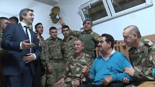 Necati Şaşmaz&#39;dan sınır karakolu ziyareti...