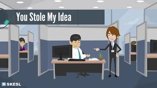 English Conversation Lesson 38: You Stole My Idea