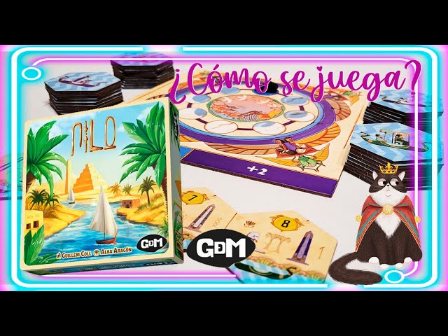 Vídeo relacionado con GDM - Nilo - Juego de Mesa - Medium Strategy Game - De 2 a 4 Jugadores - A Partir de 10 años. 30 min.
