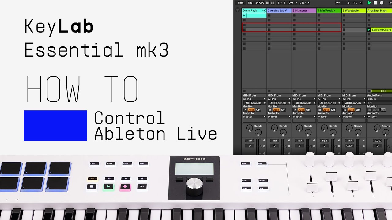 Arturia Keyboard Controller KeyLab Essential 61 – MK3