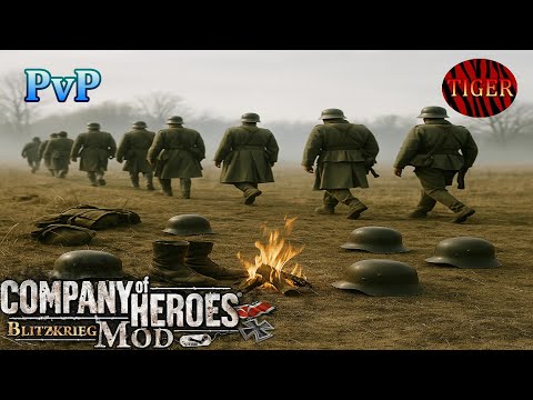 CoH Blitzkrieg Mod PvP _ 2v2 Gameplay - DEF