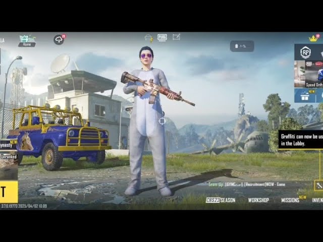 حساب ببجي نسخه الكوريه اي كي أم الثلجي l.v2