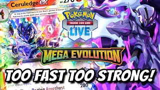 INSANE Damage So Fast! Ceruledge Deck Is Out of Control! in Pokemon TCG Live