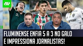 ‘Gente, o que o Fluminense do Diniz fez com o Atlético-MG foi…’: 5 a 3 impressiona jornalistas