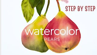 How To Paint Watercolor Pears