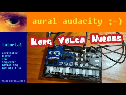KORG Volca Nubass Tutorial (English CC)