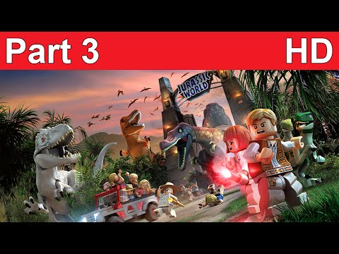 LEGO Jurassic World (Jurassic Park 3) Gameplay Walkthrough Let's Play Part 3 No Commentary