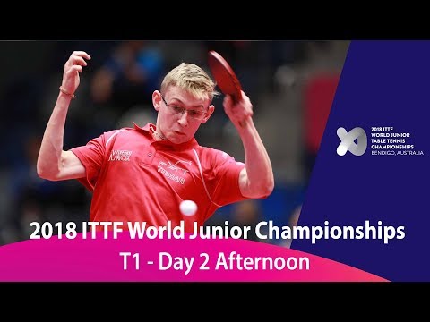 ITTF World Junior Championships Table 1 | Day 2 Afternoon